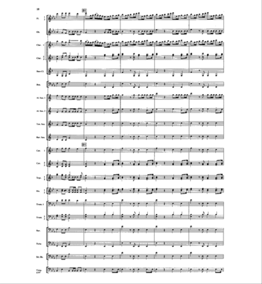Hallelujah Chorus Hallelujah Chorus Concert Band scores gallery preview page 18