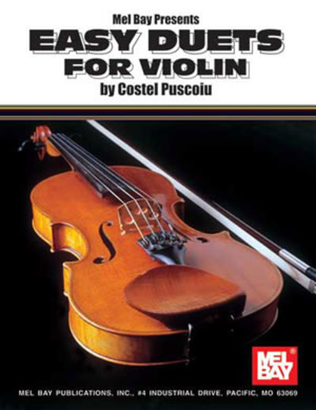 Book cover for Easy Duets for Violin