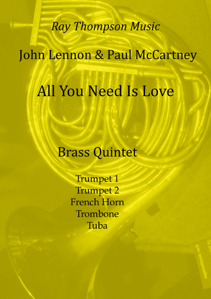 All You Need Is Love by The Beatles Horn - Digital Sheet Music