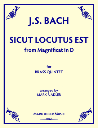 Sicut Locutus Est (from Magnificat in D)