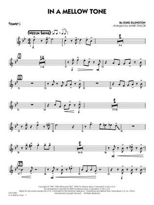 Book cover for In a Mellow Tone (arr. Mark Taylor) - Trumpet 1