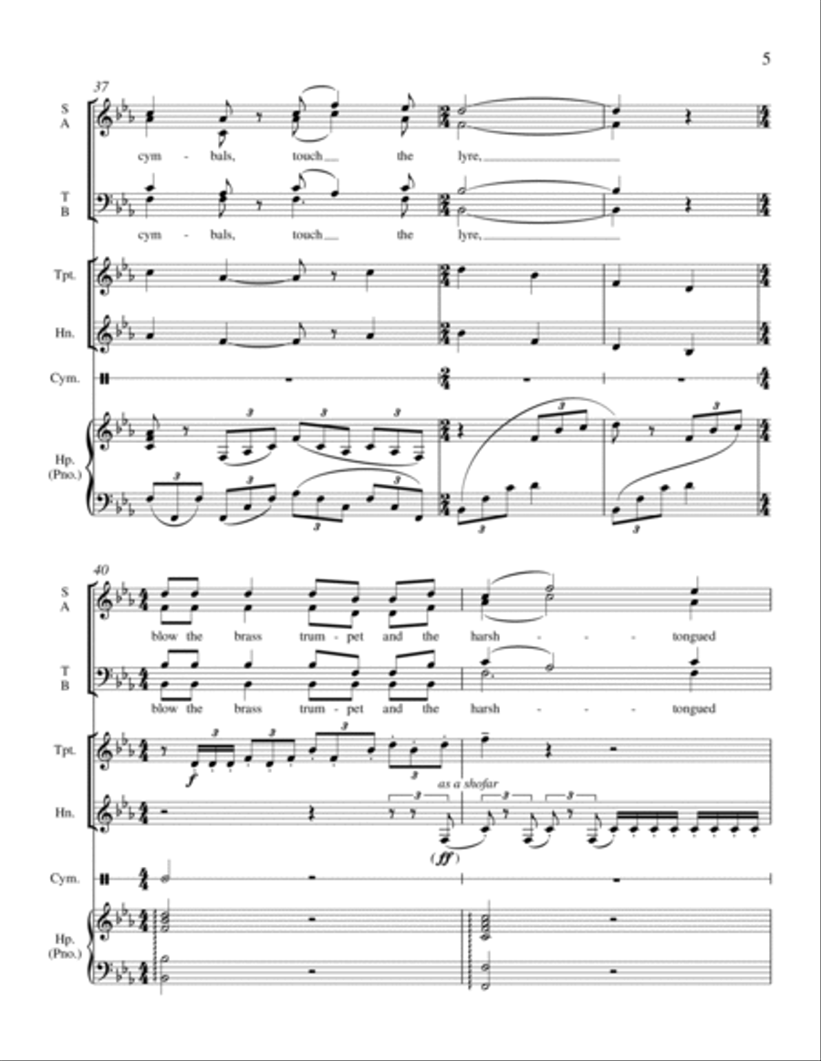 Kindle the Taper Choir scores gallery preview page 5