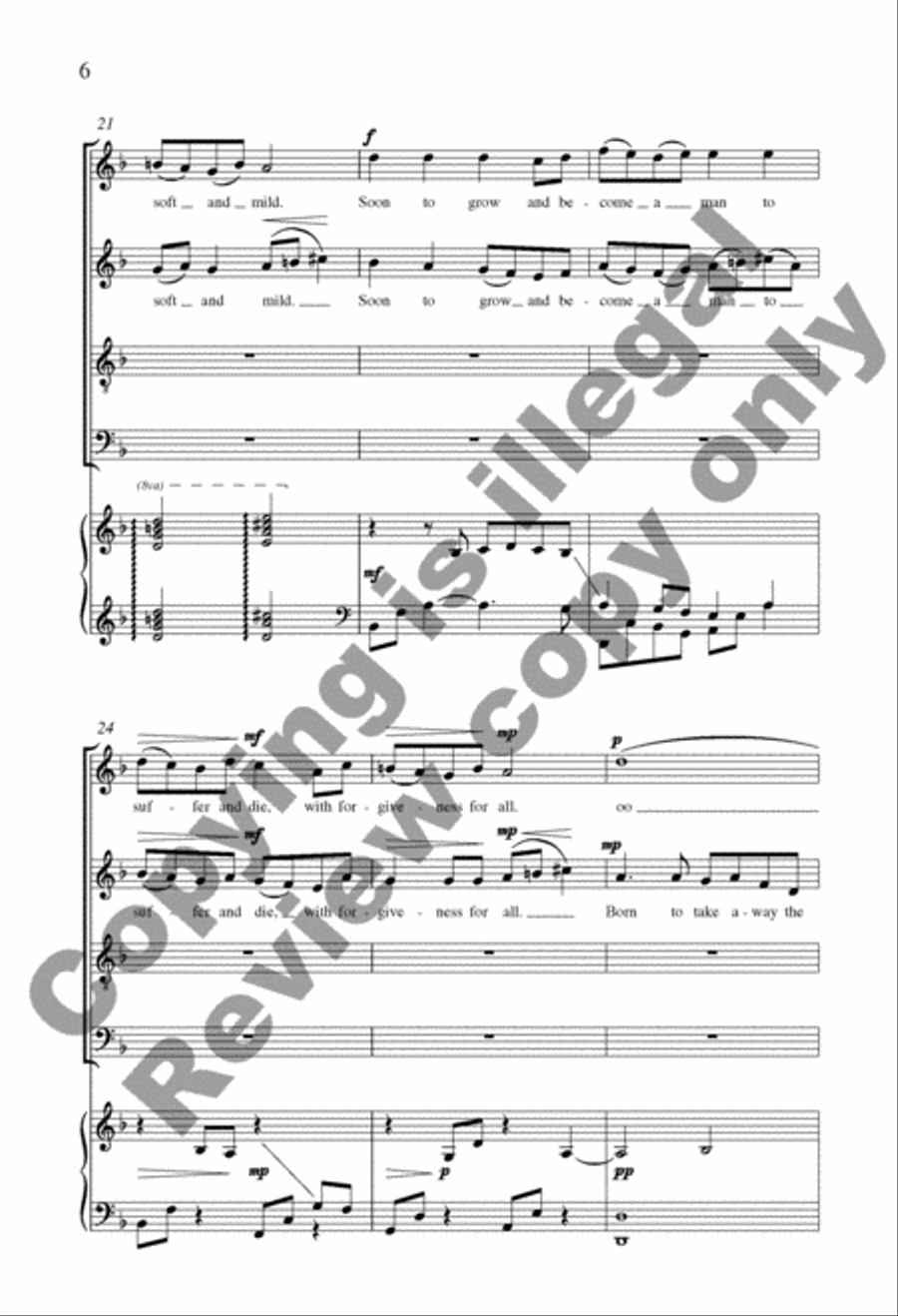 A Christmas Scene A Christmas Scene 4-Part scores gallery preview page 13