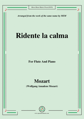 Mozart-Ridente la calma,for Flute and Piano