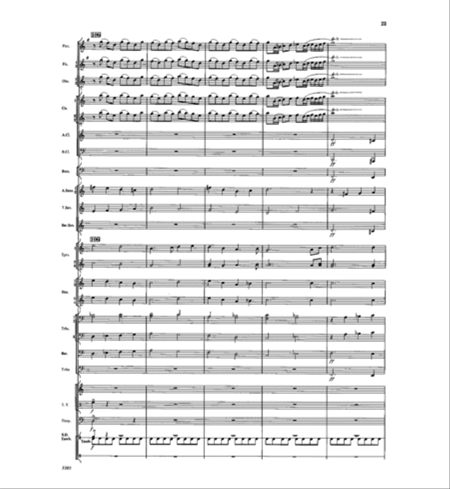Canzonetta Concert Band scores gallery preview page 22