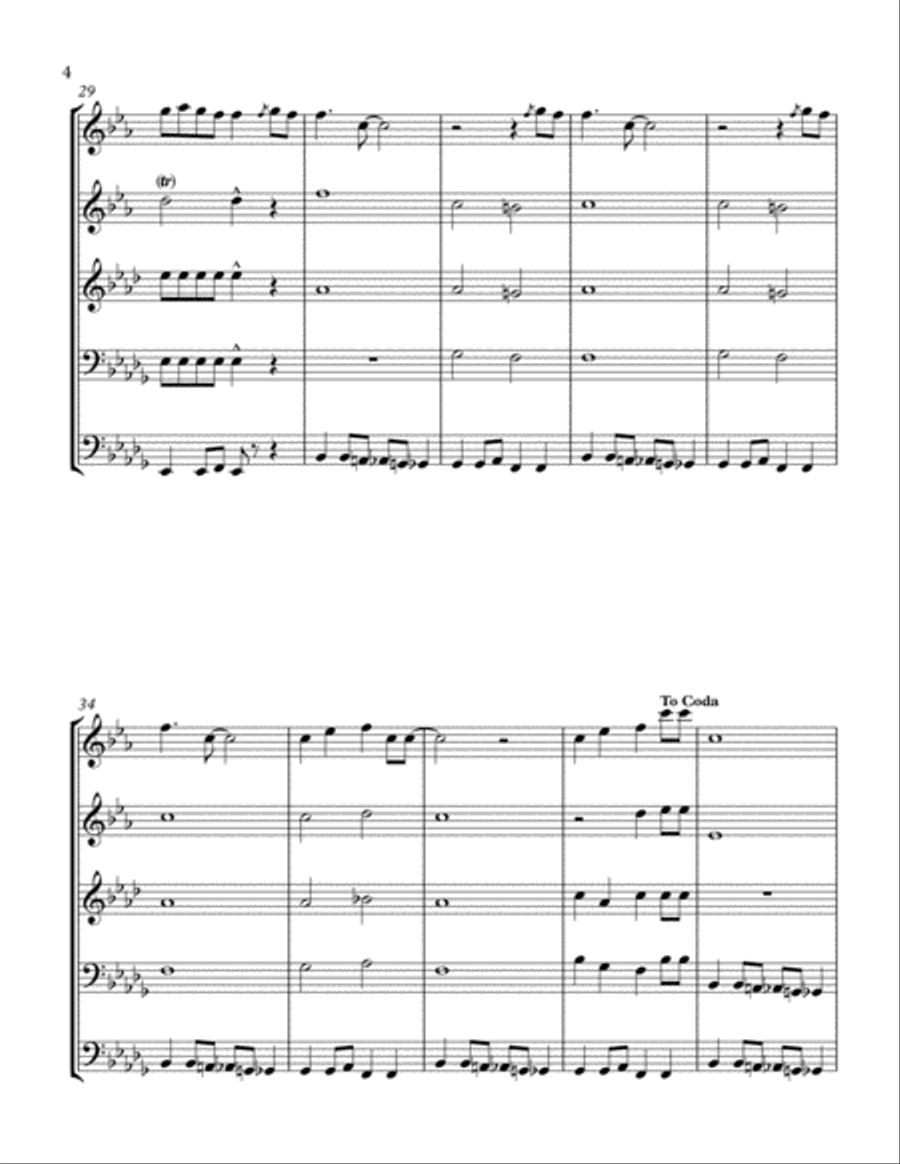 Everybody (backstreet's Back) Brass Ensemble scores gallery preview page 4