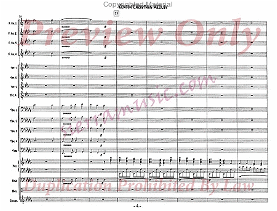 Christmas Medley Christmas Medley Jazz Ensemble scores gallery preview page 5