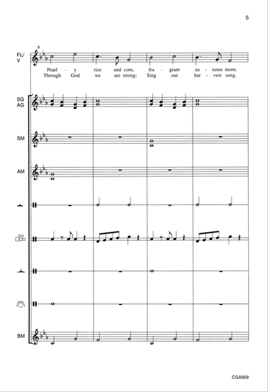 Praise Our God Above Choir scores gallery preview page 5