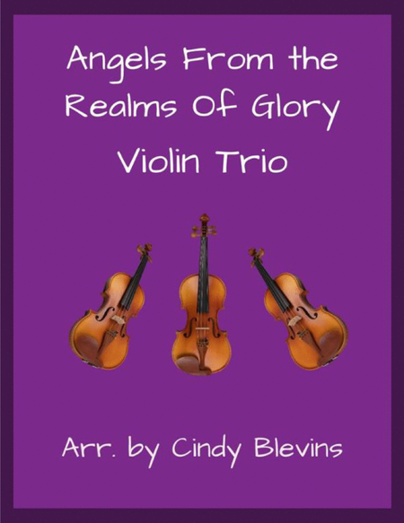 Angels From the Realms of Glory, for Violin Trio image number null