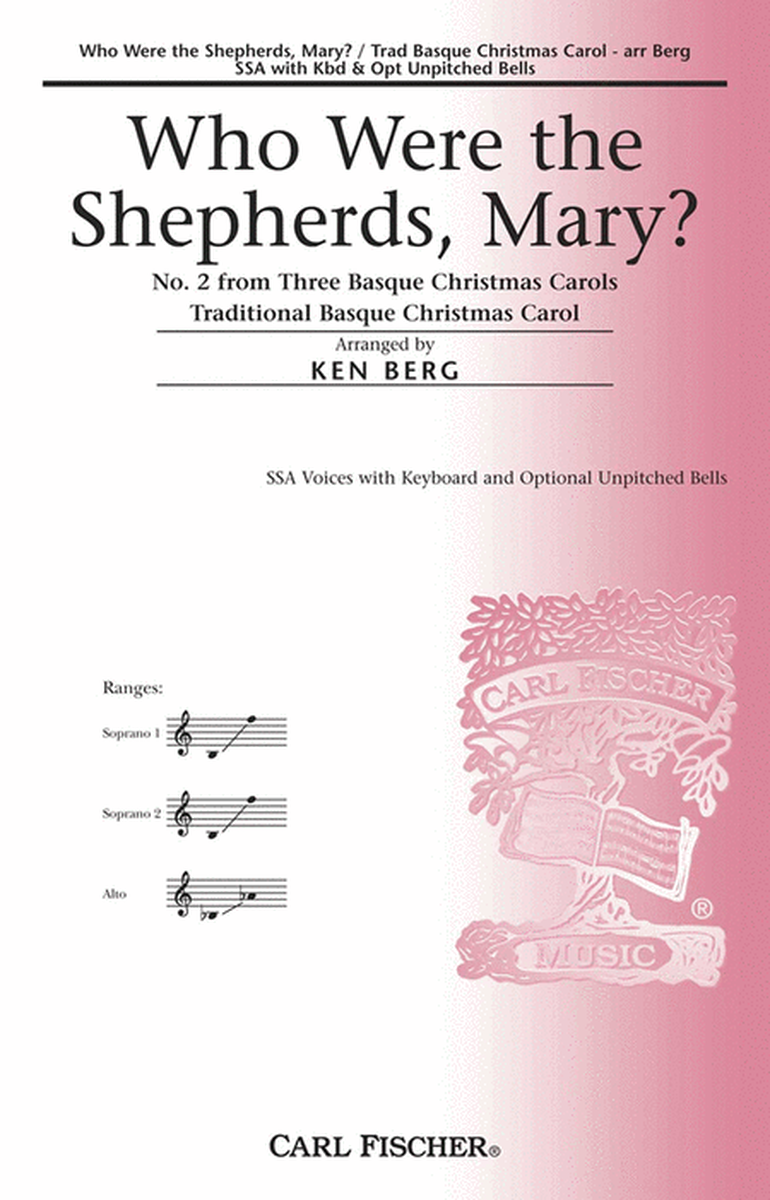 Who Were The Shepherds, Mary? image number null