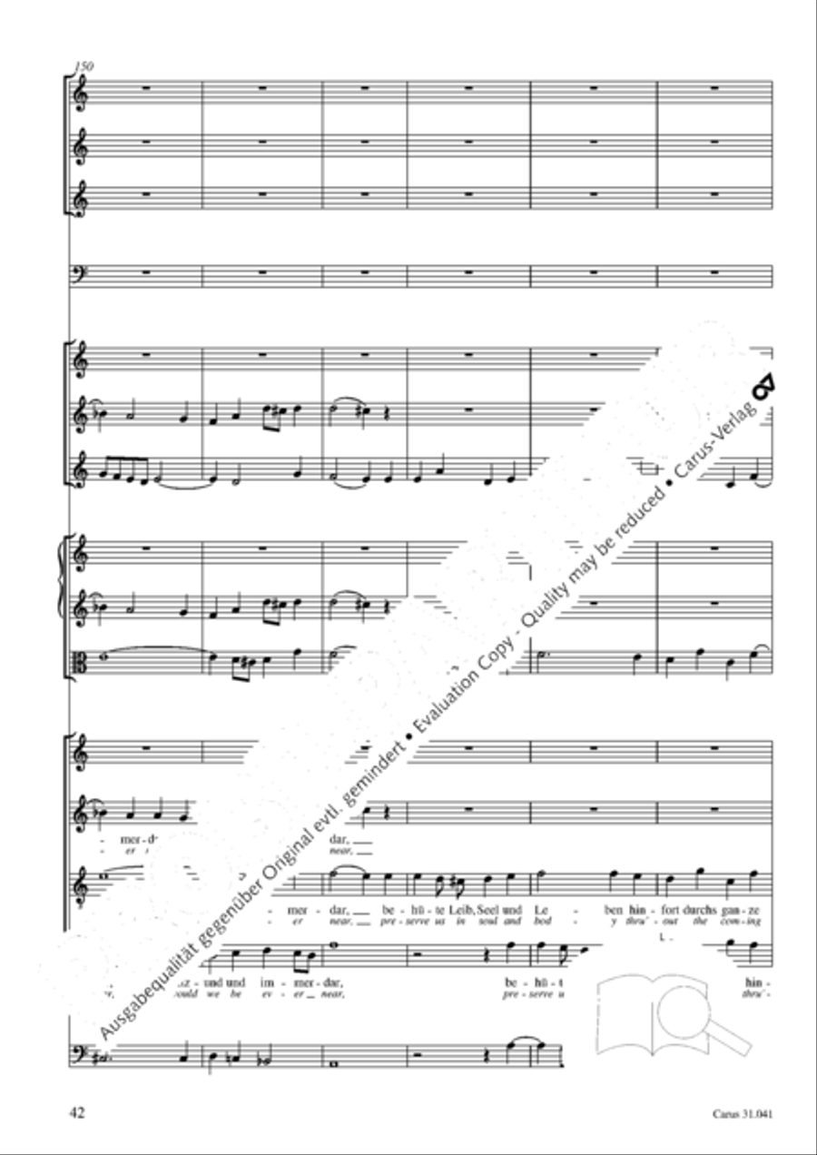 O Lord, we come to praise thee 4-Part scores gallery preview page 43