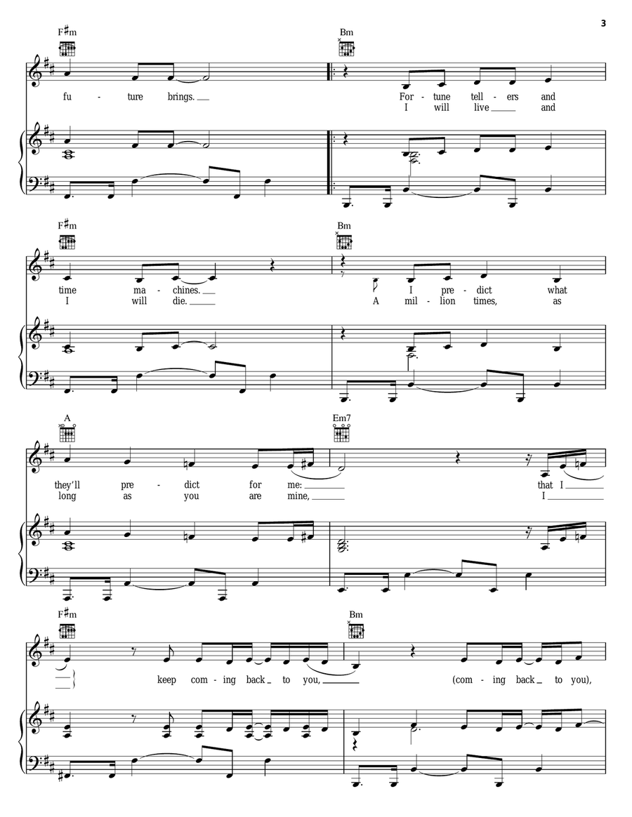 Coming Back To You Coming Back To You Acoustic Guitar scores gallery preview page 3