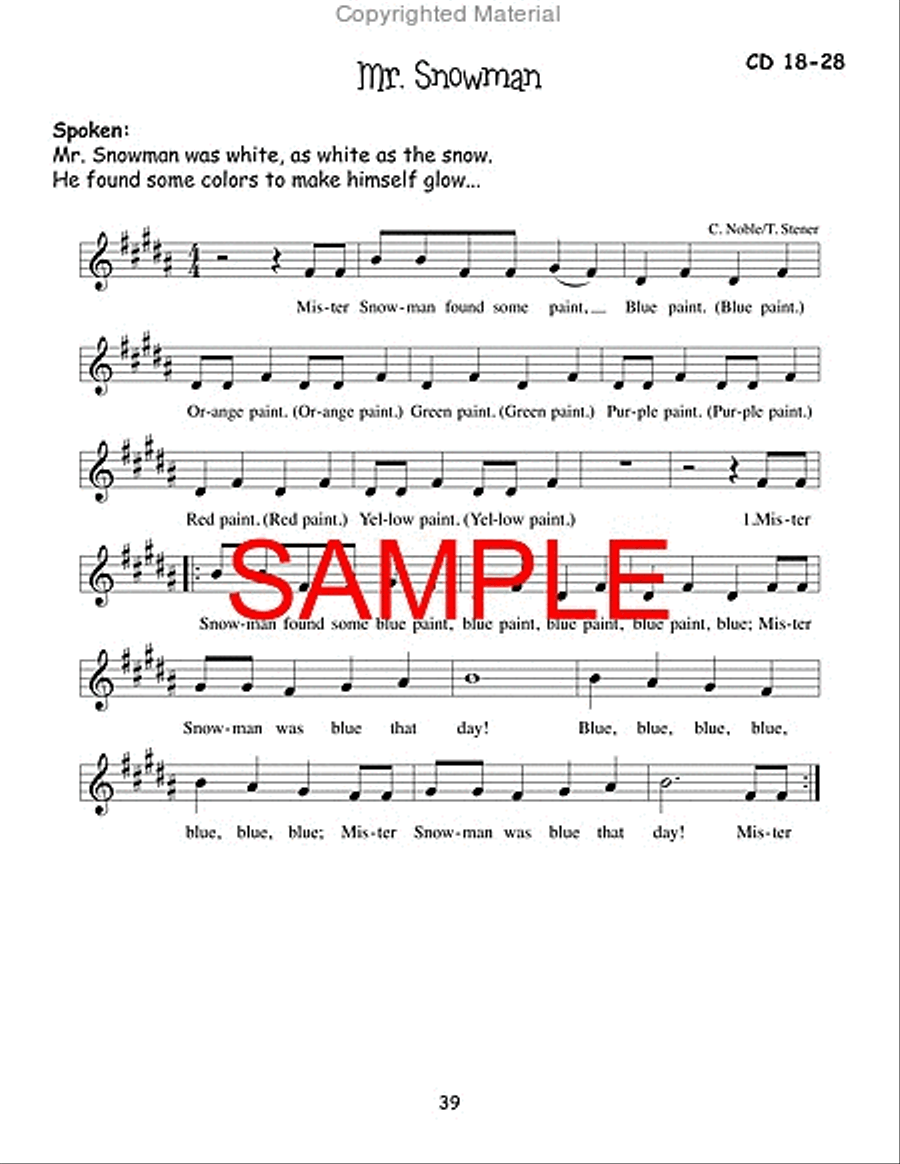 Making Music Fun for the Little Ones!, Book 2 CD scores gallery preview page 12
