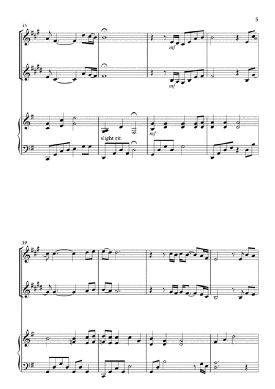 Tell My Father Large Ensemble scores gallery preview page 5