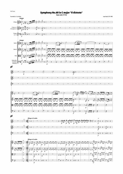 Haydn - Symphony No.60 in C major, Hob.I:60 "Il distratto"