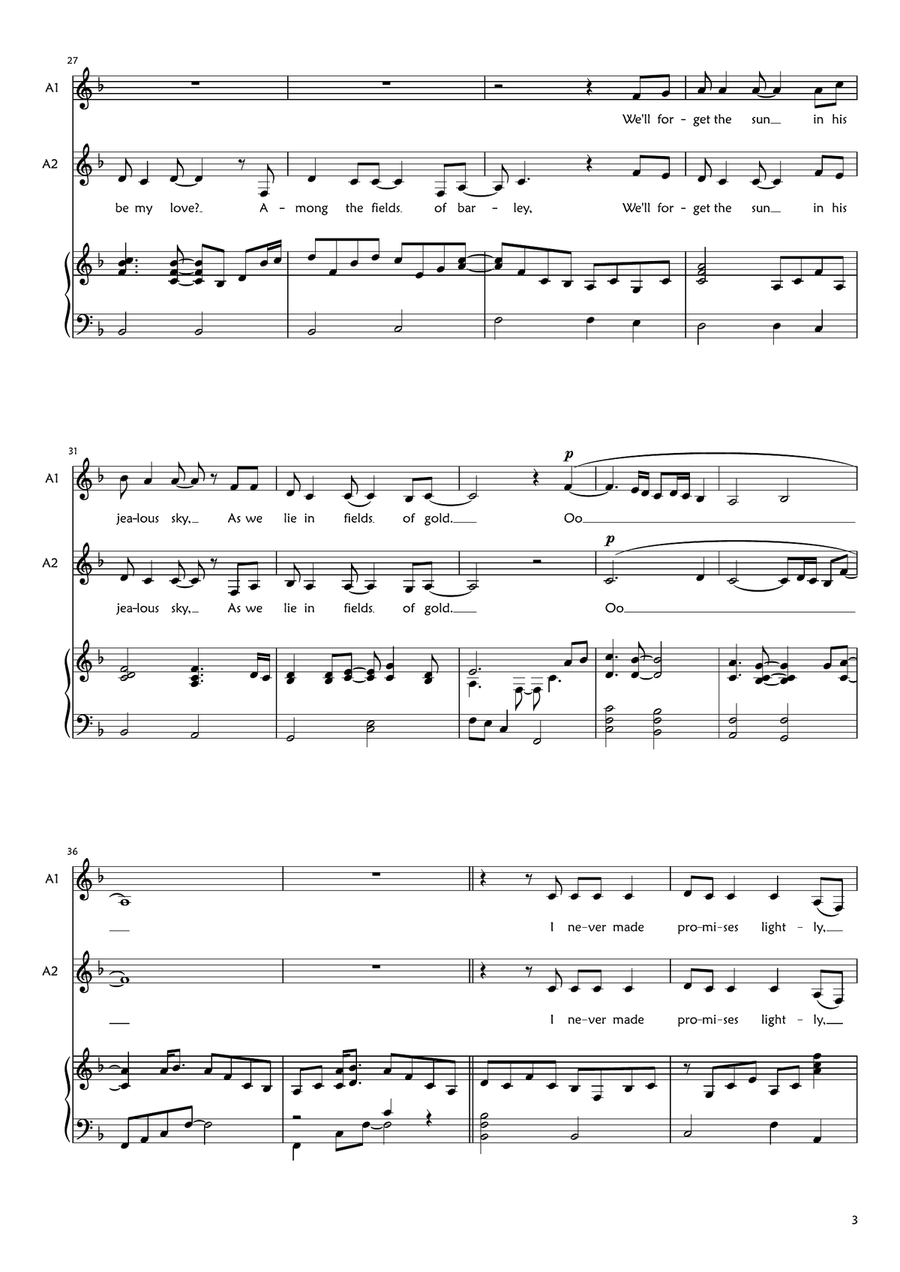 Fields Of Gold SA scores gallery preview page 3