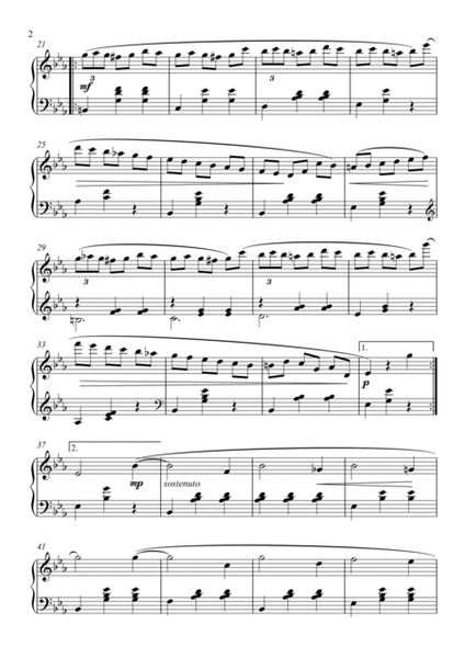 Chopin-Minute Waltz op 64 no 1- Simplified version- Intermediate image number null