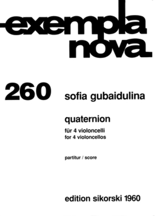 Book cover for Quaternion For 4 Cellos Score
