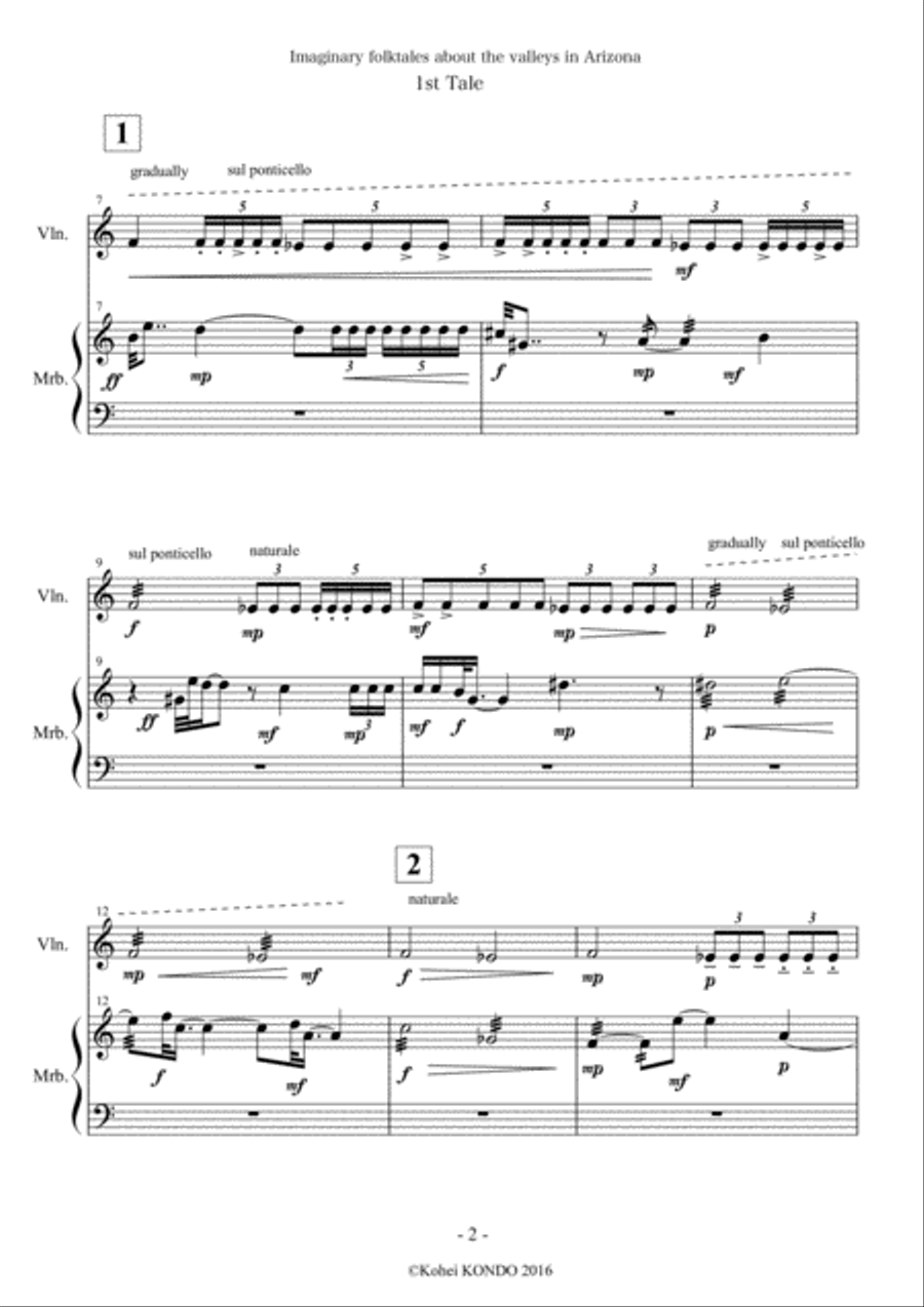 Imaginary folktales about the valleys in Arizona Op.158 image number null