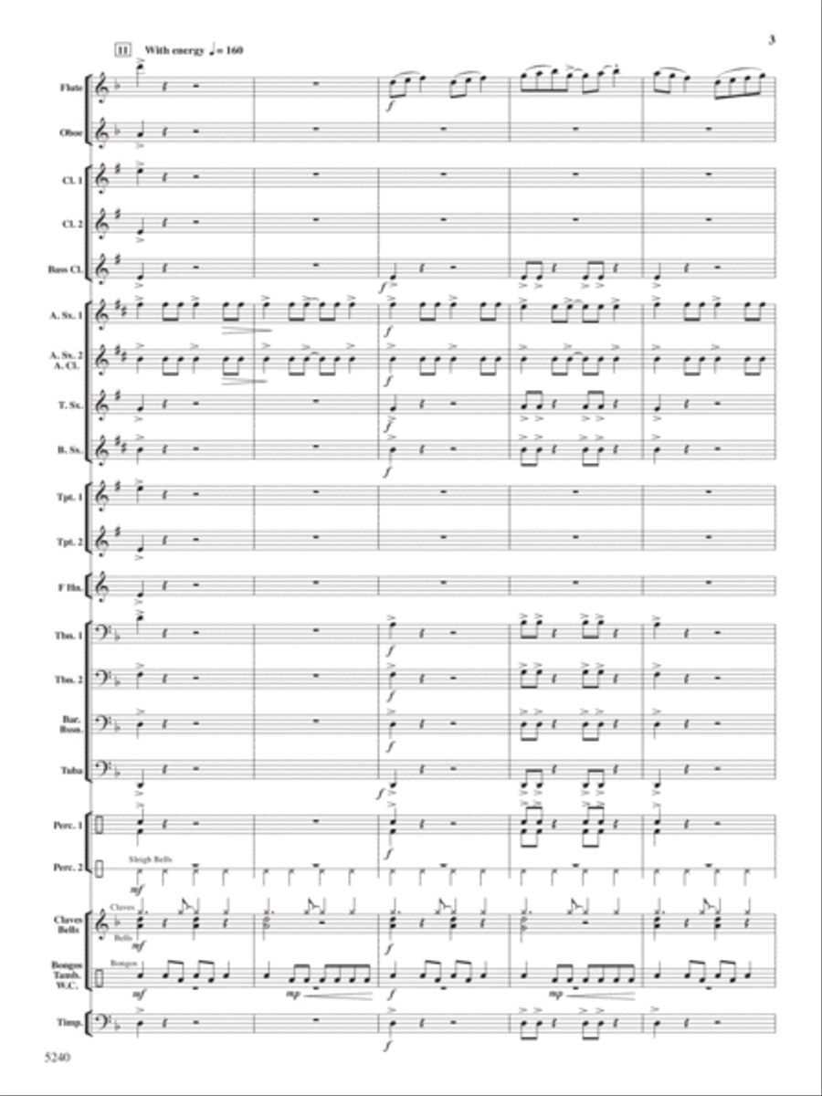 Ceremony, Chant and Ritual Concert Band scores gallery preview page 4