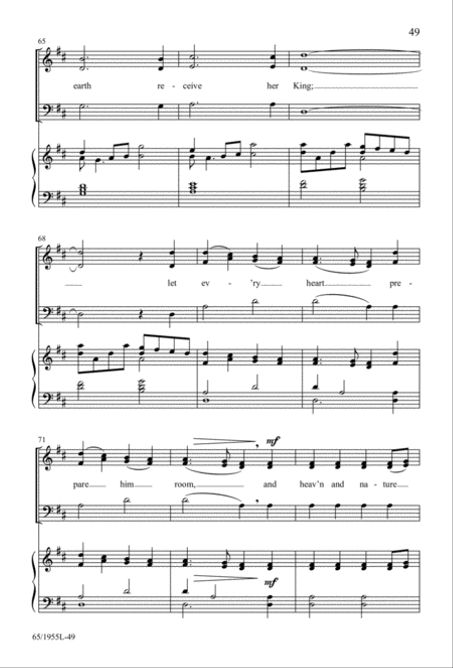 The Promise of a King 3-Part scores gallery preview page 49