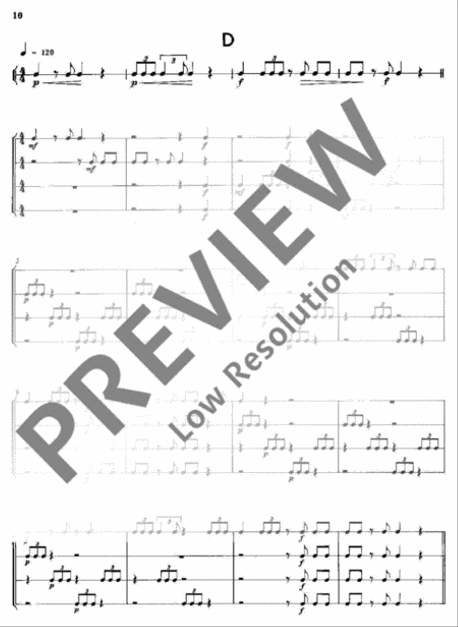 Patterns Patterns Percussion scores gallery preview page 11