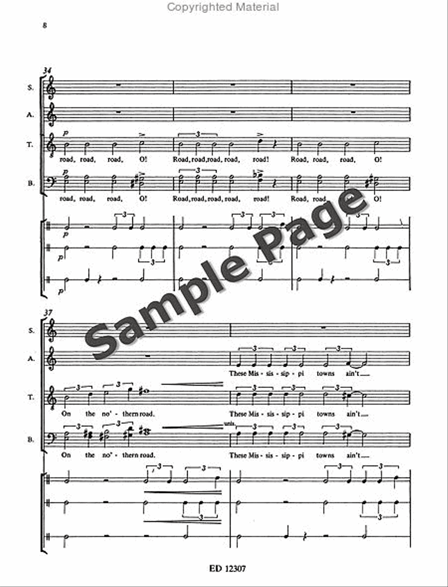 I Dream a World 4-Part scores gallery preview page 11