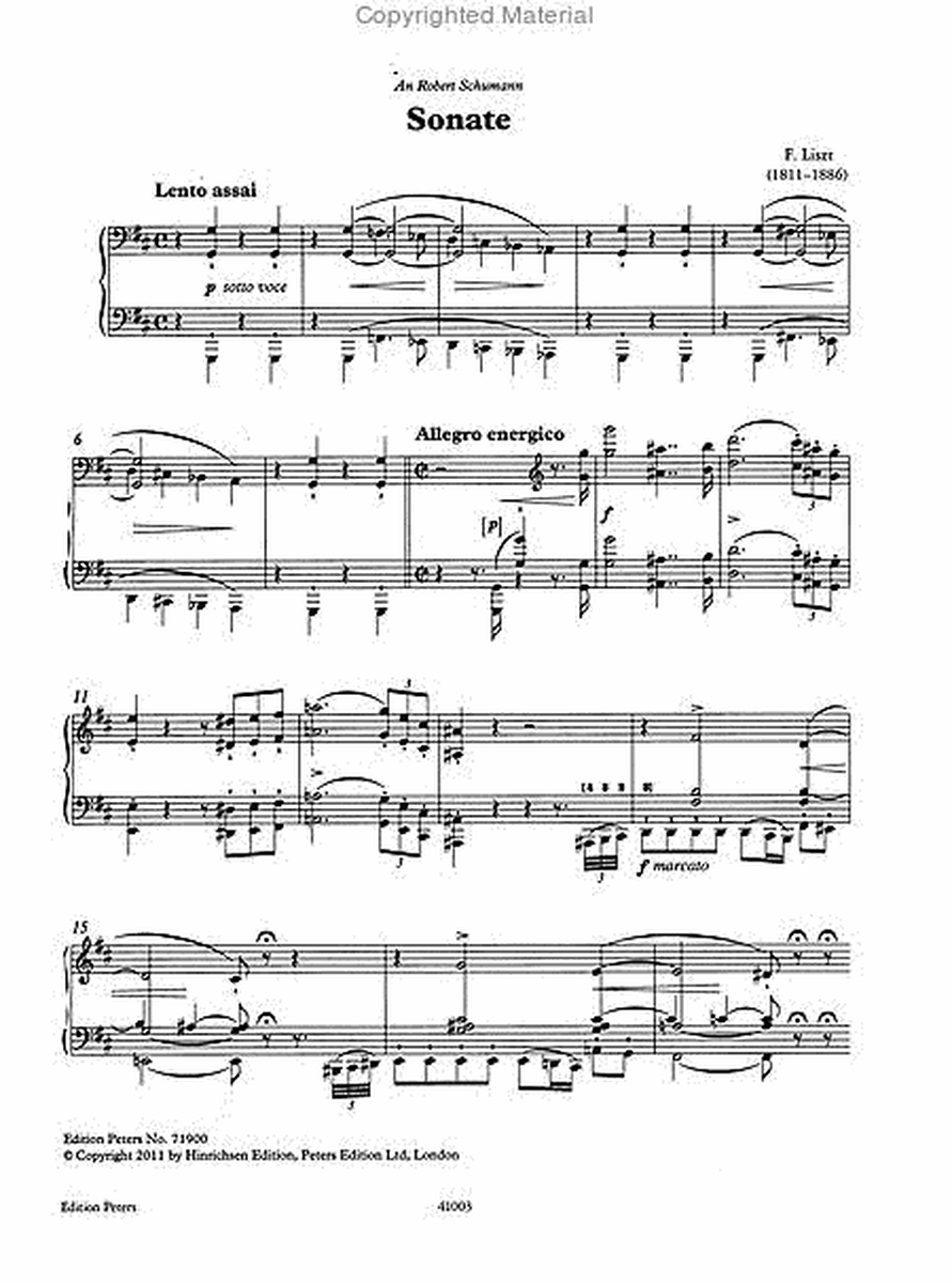 Piano Sonata in B minor