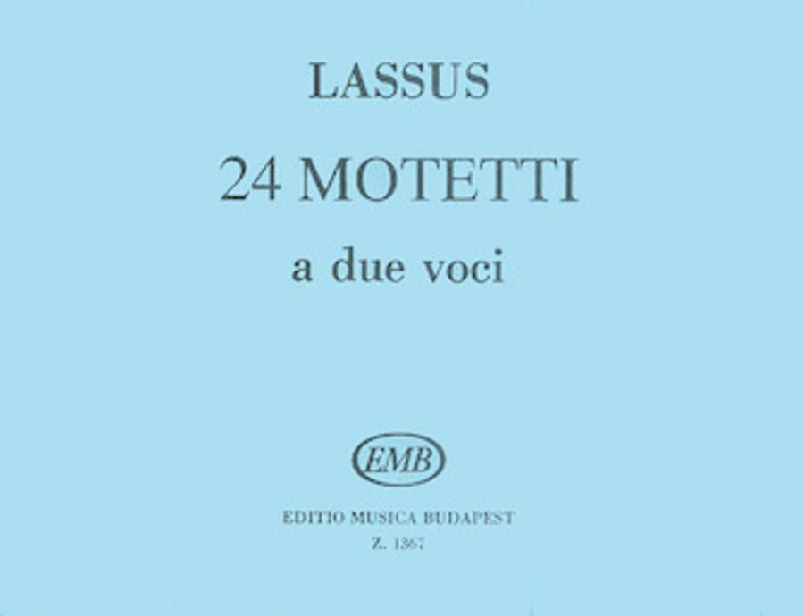 24 2-part Motets Latin 2-part Choir scores gallery preview page 1