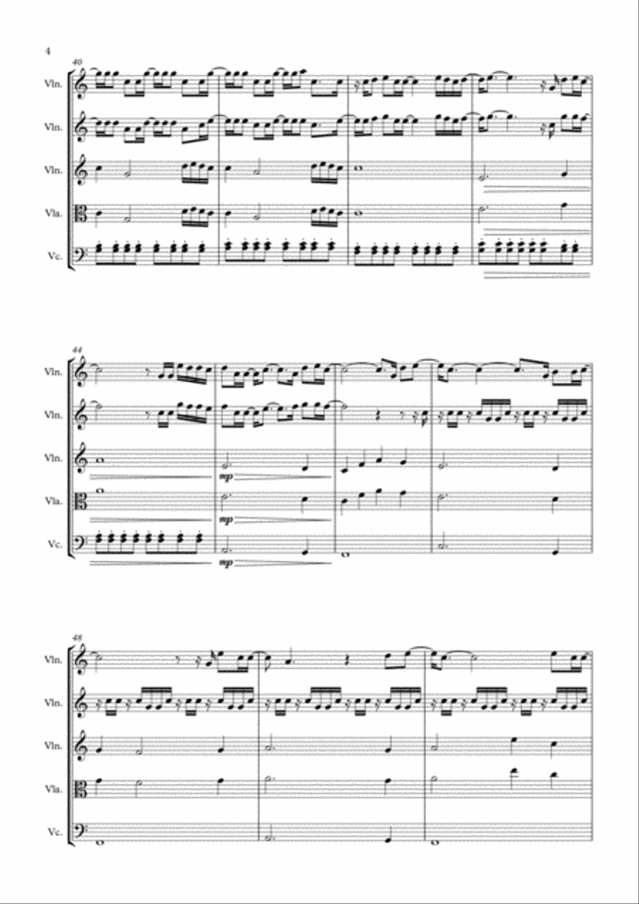 The Archer The Archer Small Ensemble scores gallery preview page 4