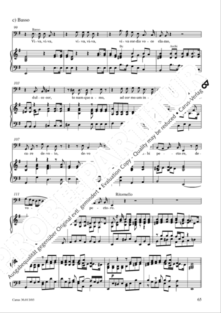 Membra Jesu nostri SSATB scores gallery preview page 66