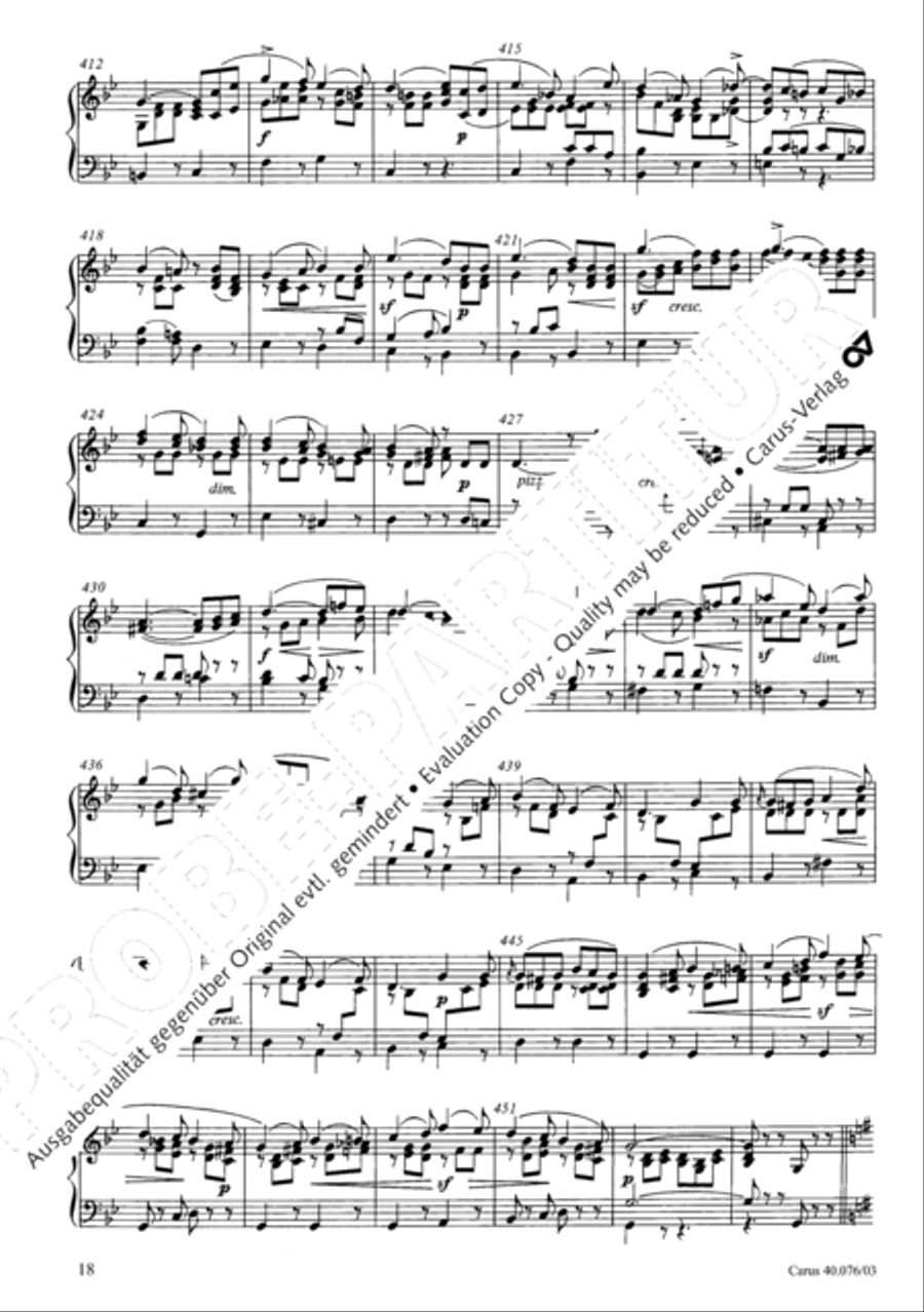 Hymn of Praise, MWV A 18 SSAATB scores gallery preview page 19