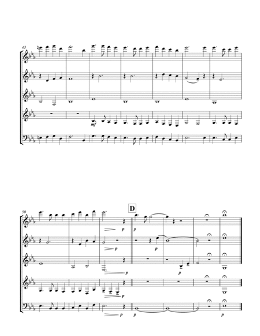 America the Beautiful America the Beautiful Woodwind Quintet scores gallery preview page 6
