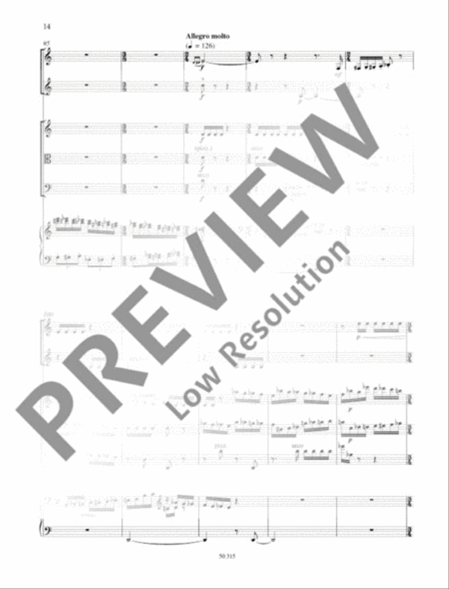 Sextet Clarinet scores gallery preview page 15