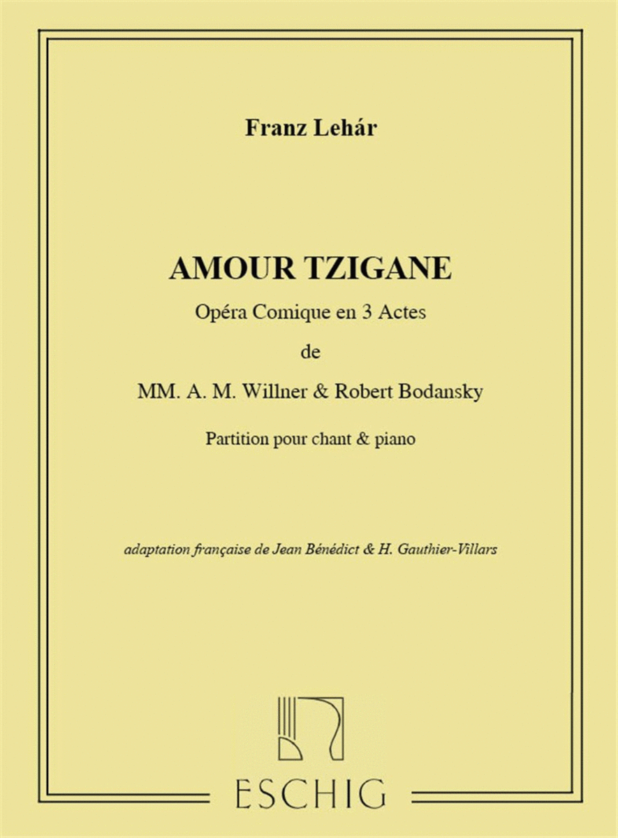 Amour Tzigane Cht-Piano