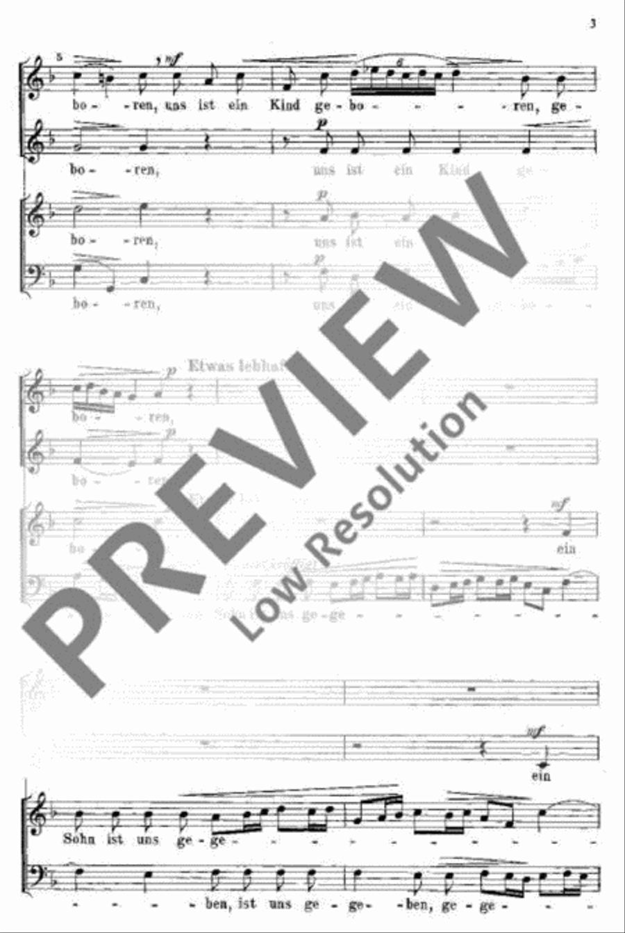 Weihnachtsmotetten Weihnachtsmotetten 4-Part scores gallery preview page 3