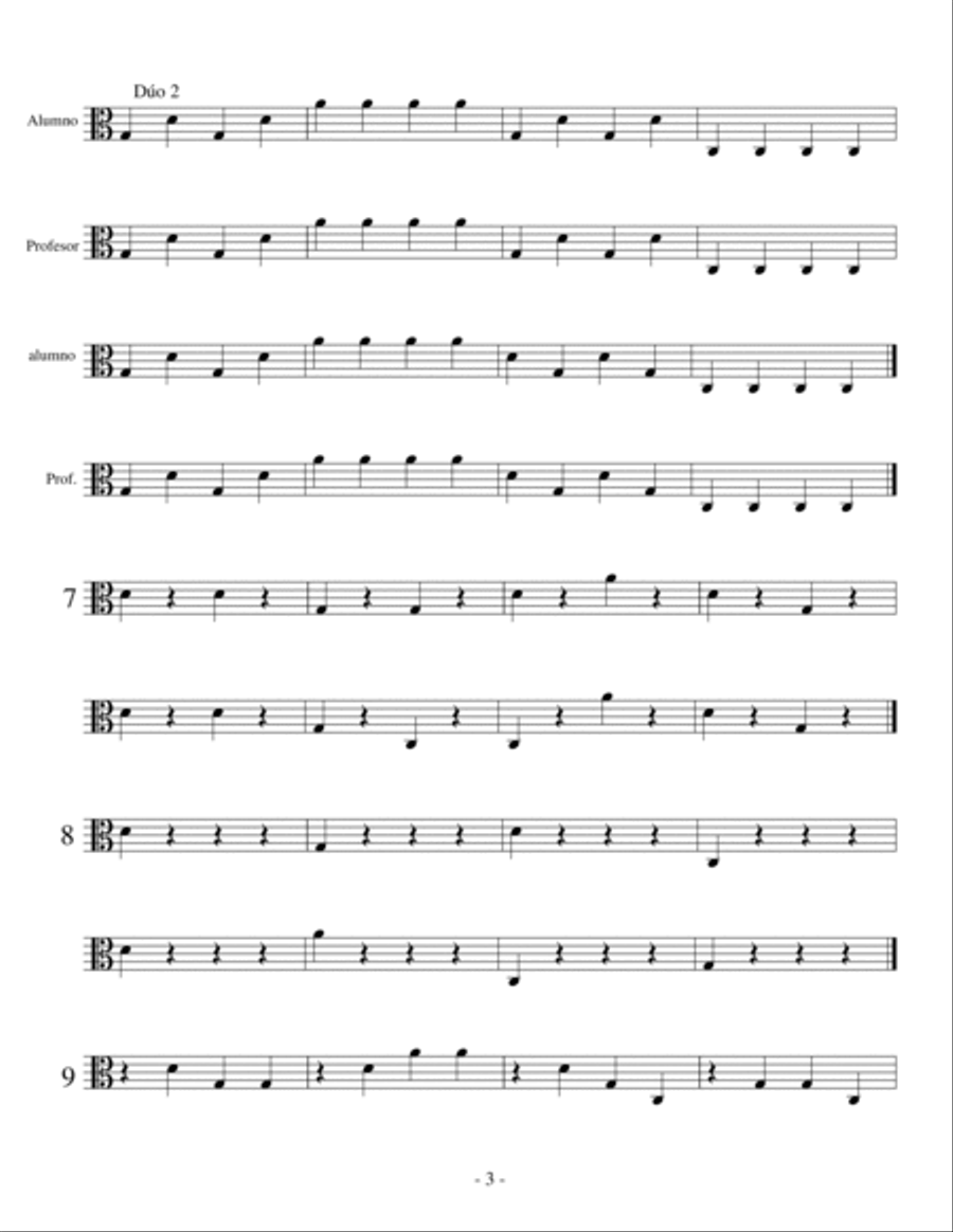 25 Viola Pizzicato Lessons for Beginners. Viola Solo scores gallery preview page 3