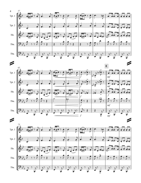 March - El Capitan (for Brass Quintet) image number null