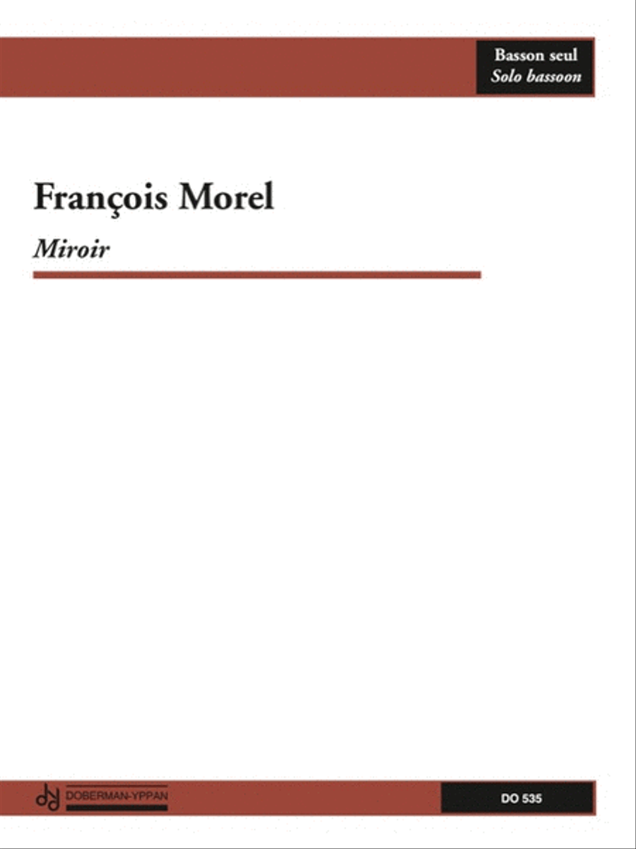 Miroir Bassoon Solo scores gallery preview page 1
