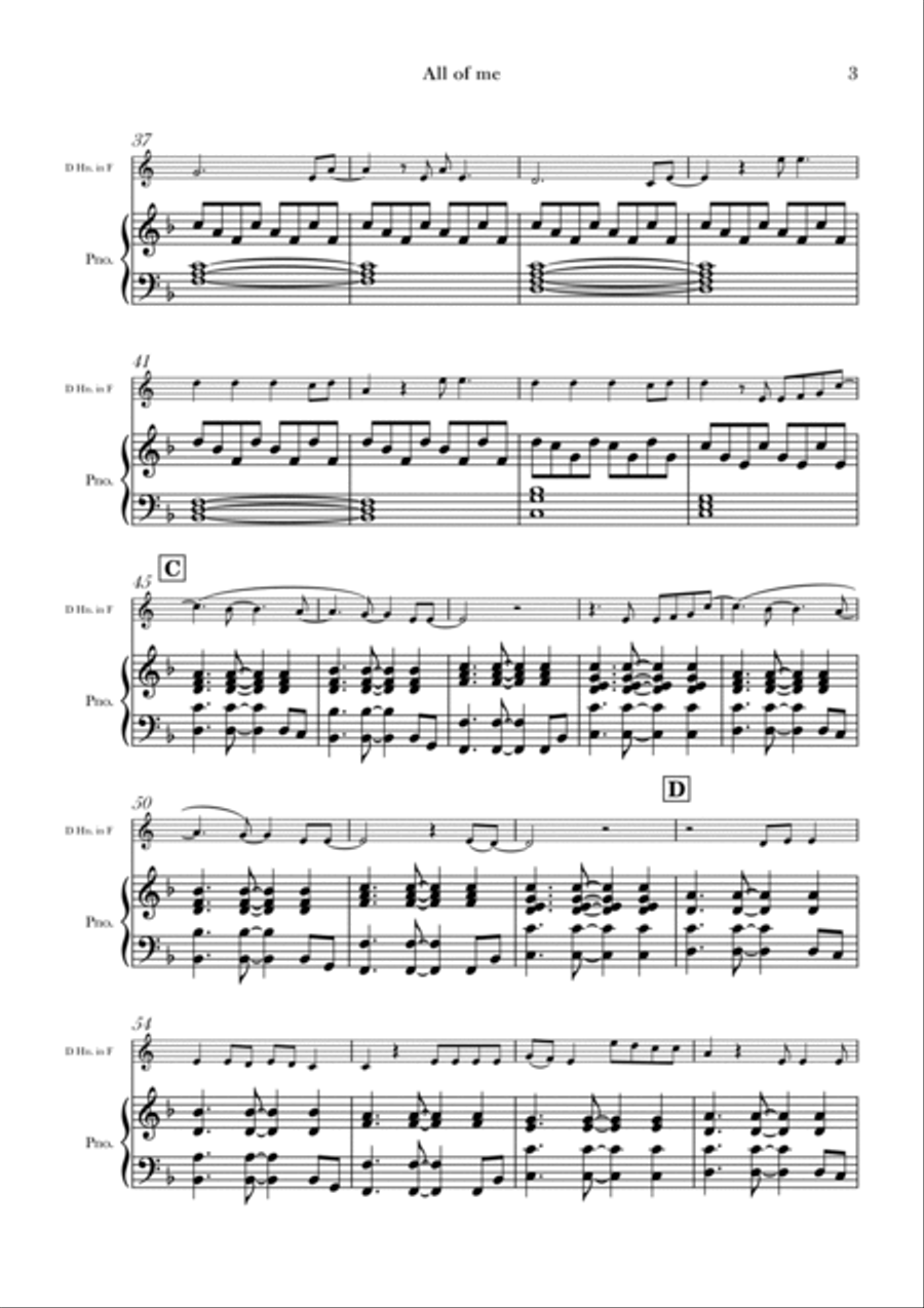 All Of Me All Of Me Chamber Music scores gallery preview page 3