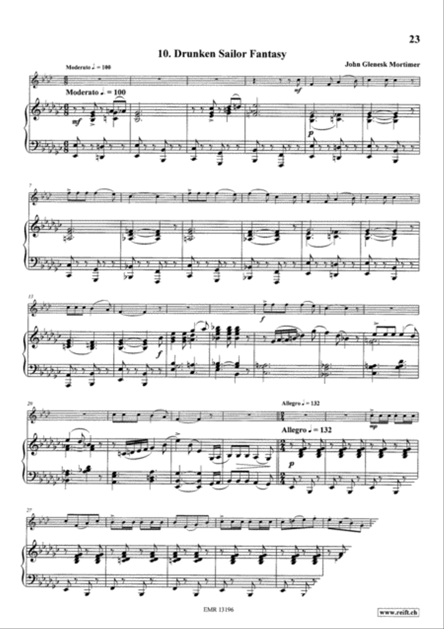 Solo Pieces Vol. 5 Clarinet Solo scores gallery preview page 12