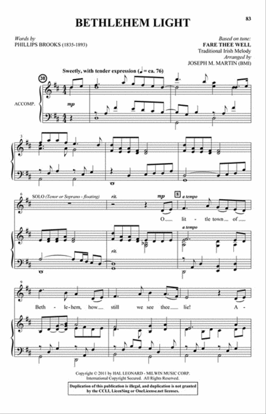 Tapestry of Light 4-Part scores gallery preview page 8