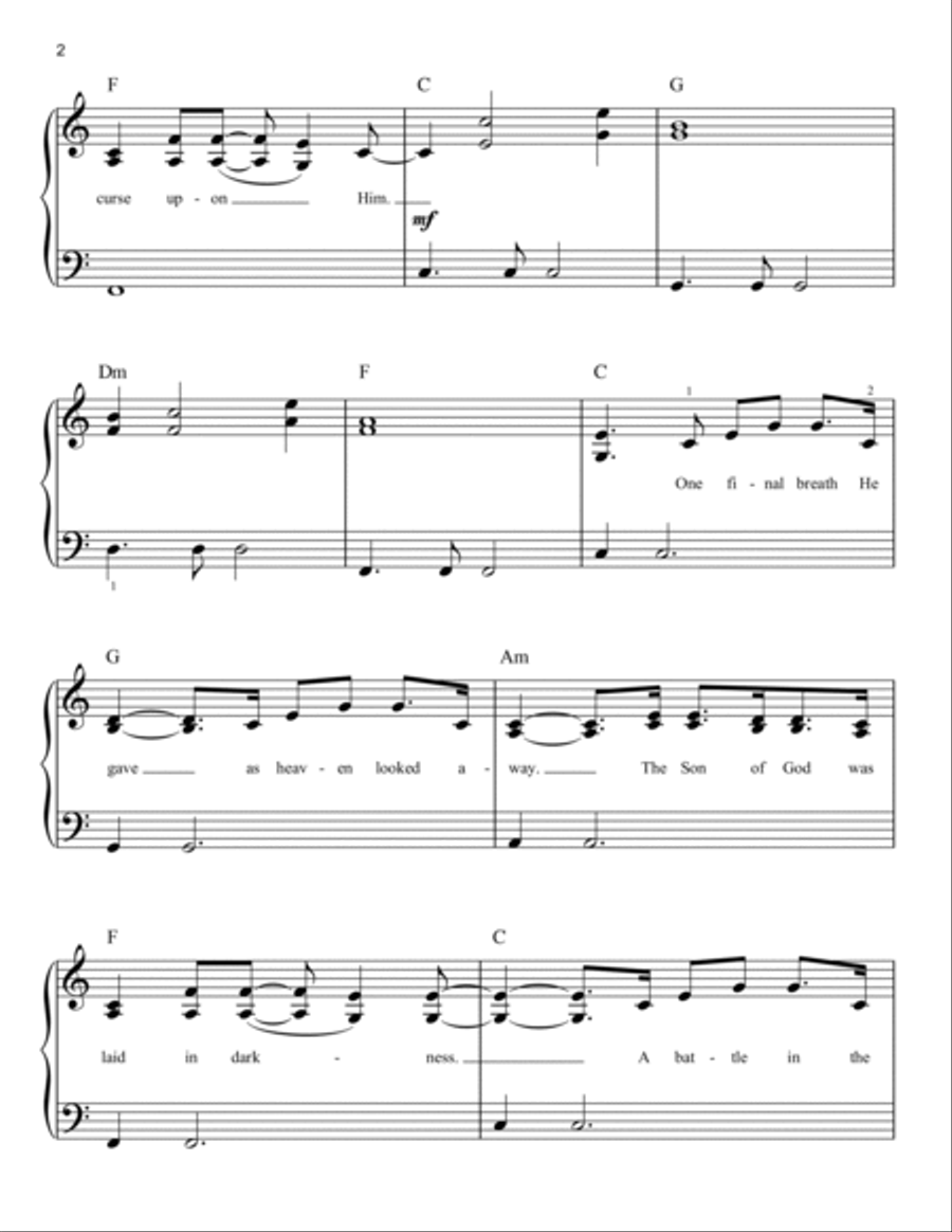 Forever (We Sing Hallelujah) Easy Piano scores gallery preview page 2