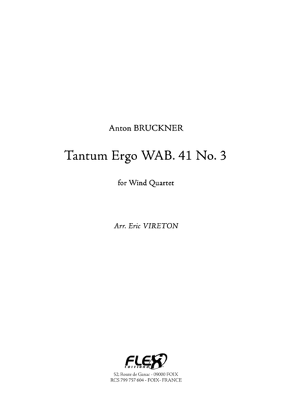 Tantum Ergo WAB. 41 No. 3 image number null