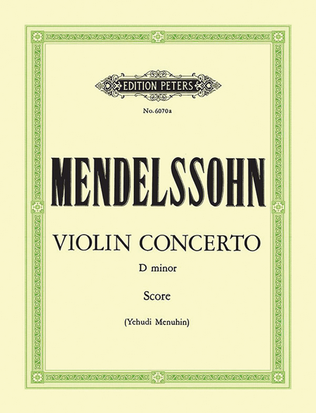 Book cover for Violin Concerto in D Minor