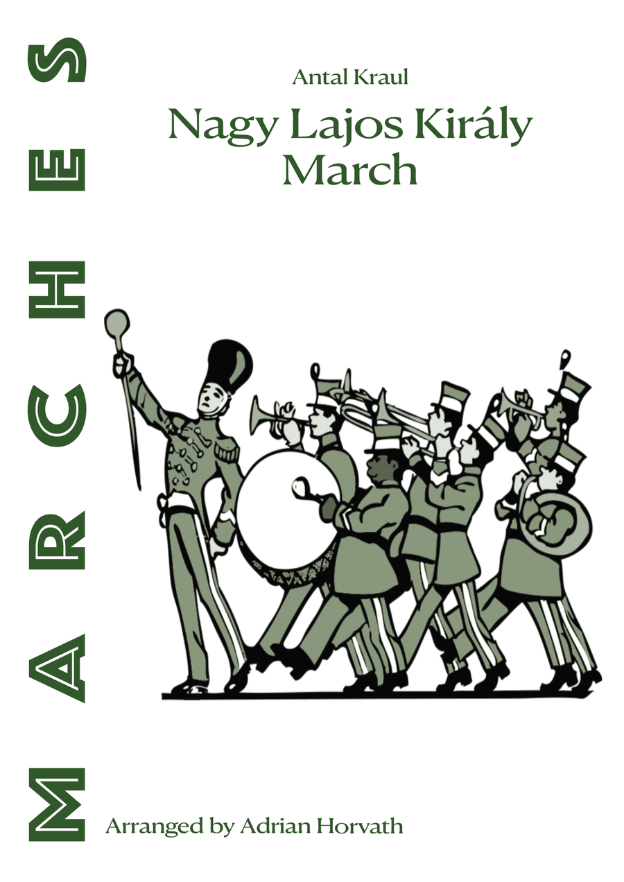 Nagy Lajos Király March Concert Band scores gallery preview page 1