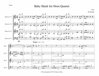 Baby Shark Horn Quartet