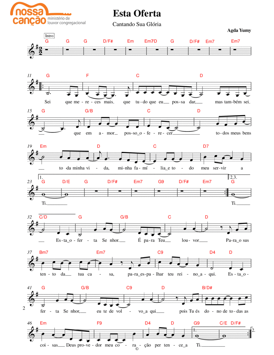 Esta oferta Esta oferta Piano scores gallery preview page 1