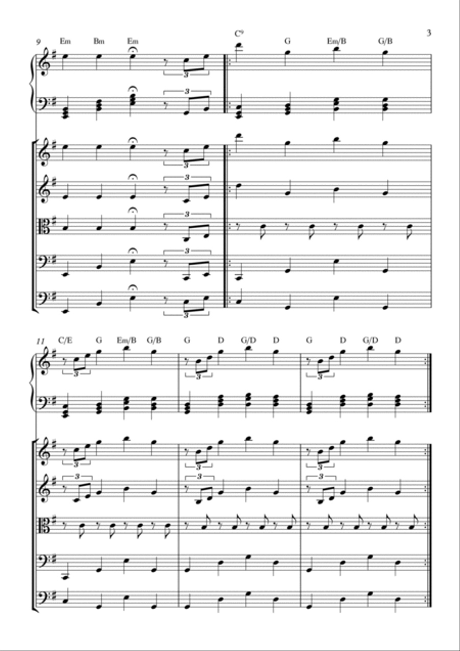 The Last Of Us String Quintet scores gallery preview page 3