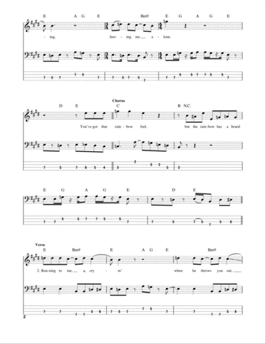 Swlabr Guitar Tablature scores gallery preview page 2
